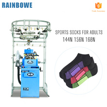 New condition 6f automatic computer hosiery making sports plain sock knitting machine price